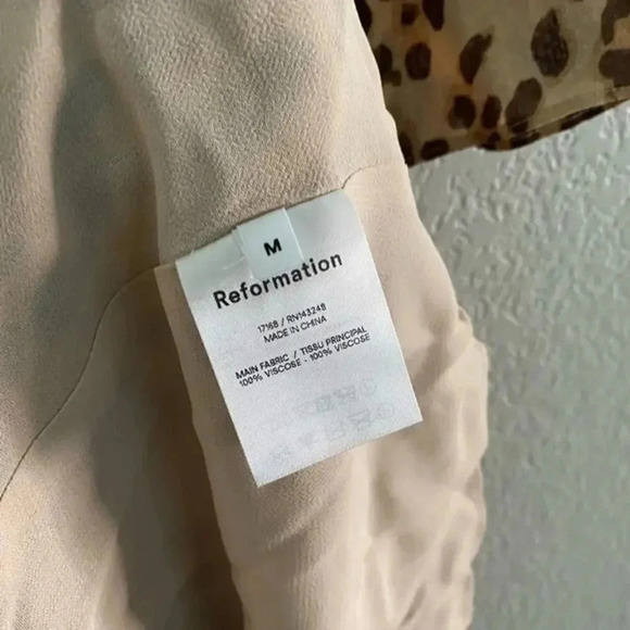 Reformation Alessandra Wrap Dress NWOT B1684 - Picture 5 of 5